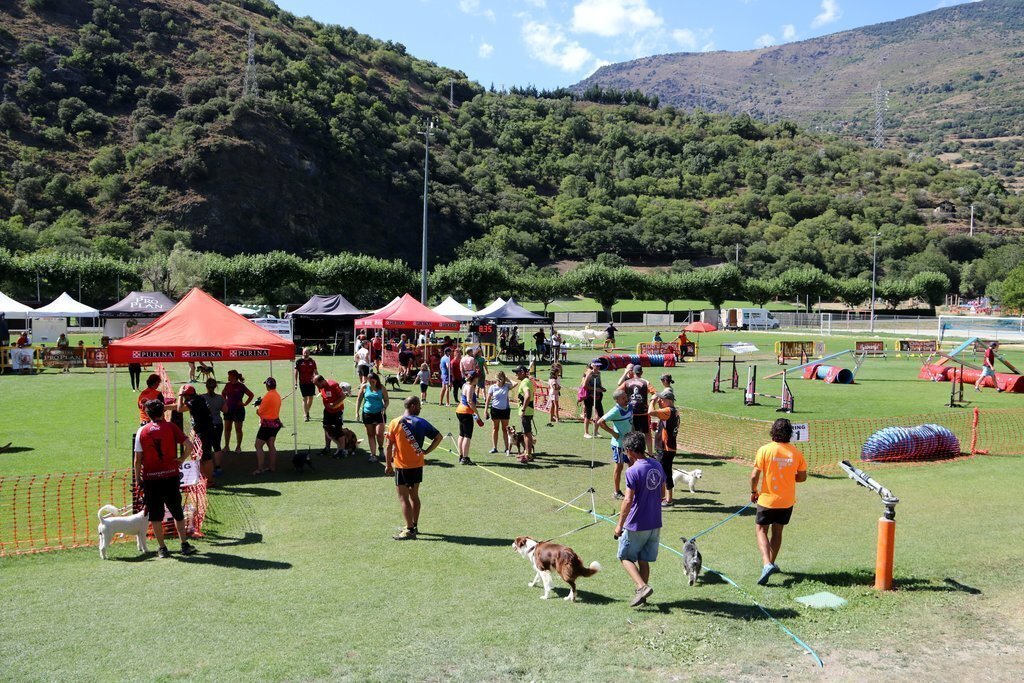 Pla general de les instal·lacions on es desenvolupa la Rialp Summer Agility. Imatge del 8 d'agost del 2019. (horitzontal)