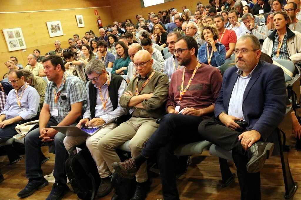 Primer pla del director general de polítiques ambientals, Ferran Miralles, a les jornades del Piroslife el 19 de setembre del 2019. (horitzontal)