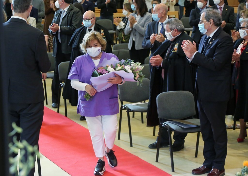 Homenatge als sanitaris