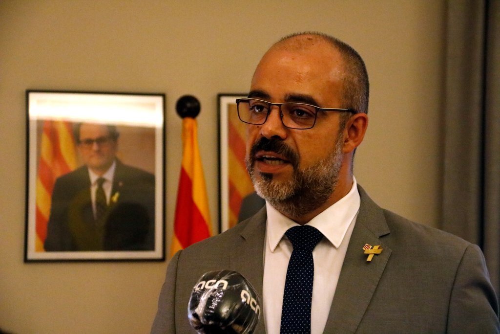 El conseller d'Interior, Miquel Buch, en declaracions a l'ACN el 30/06/2020 (horitzontal)