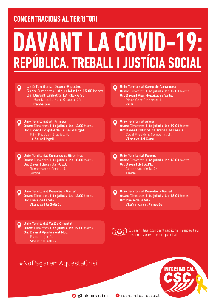 Concentracions csc covid19