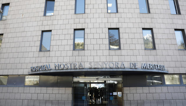 Façana de l'Hospital Nostra Senyora de Meritxell