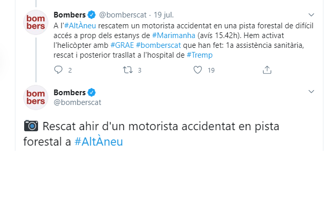 Rescat motorista Alt Àneu