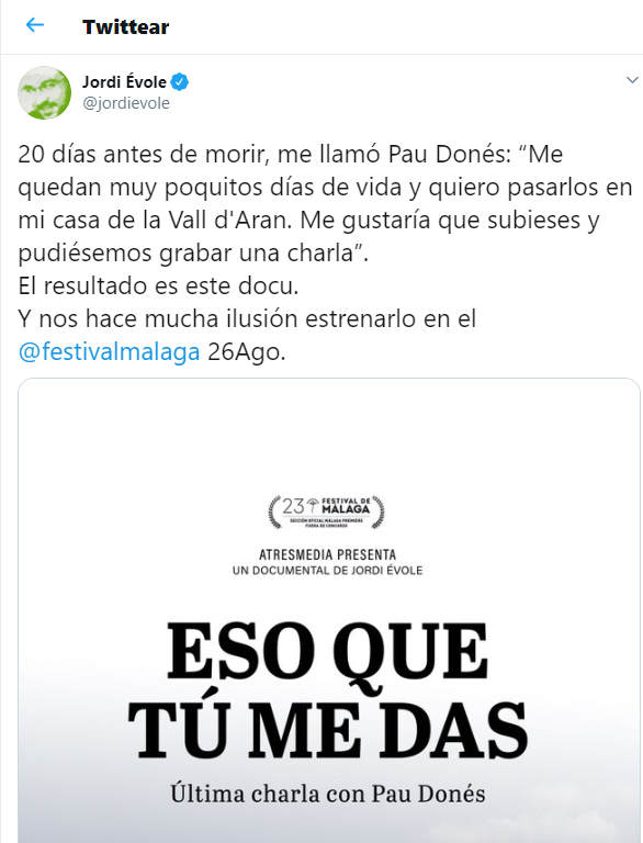 Eso que tu me das
