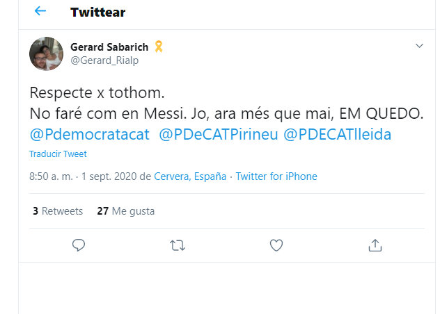 Gerard Sabarich twitter