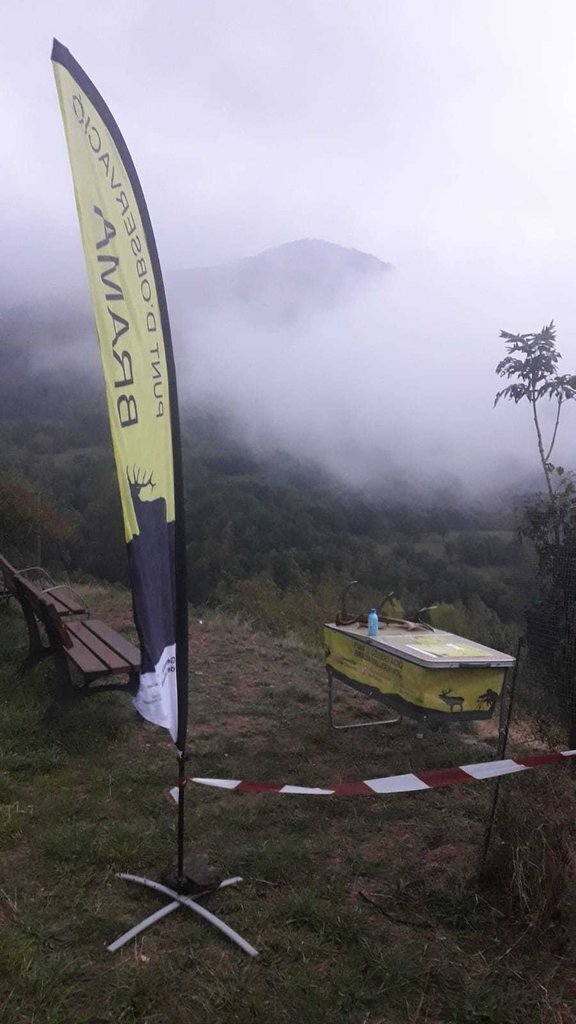 Un dels punts d'observació per poder gaudir de la brama del cérvol a la Reserva de Caça de l'Alt Pallars. (Vertical)