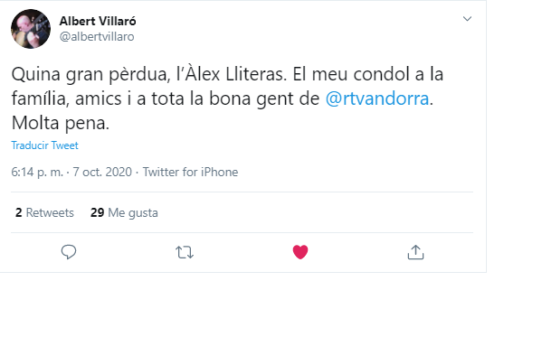 Albert Villaró twitter