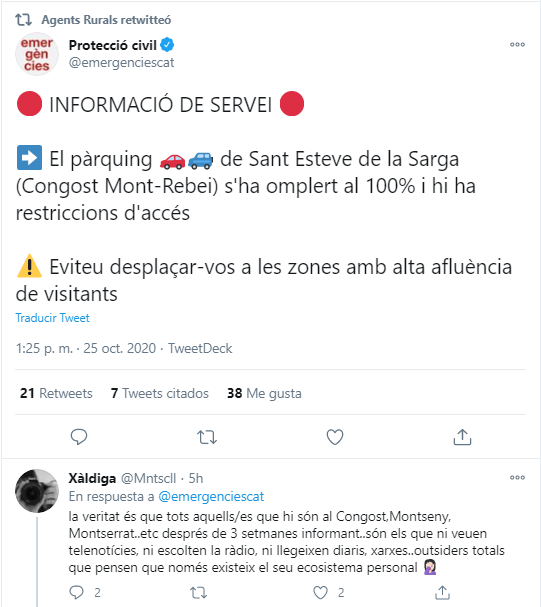 Aparcament Congost de Mont-rebei
