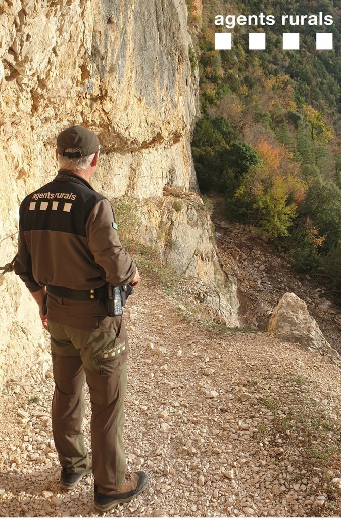 Esllavissada camí Mont Rebei 3