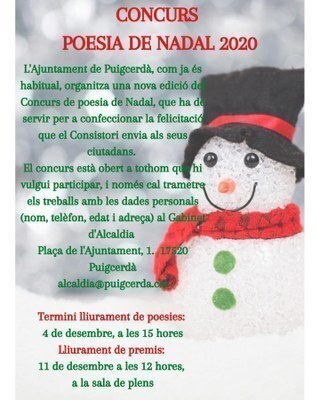 Concurs poesia Nadal Puigcerdà