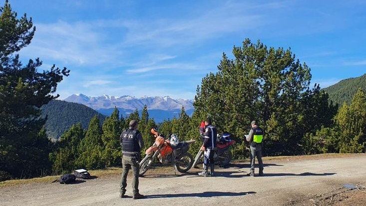 Circulació motoritzada vall de santa Magdalena