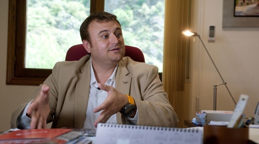 Gerard Sabarich, alcalde de Rialp