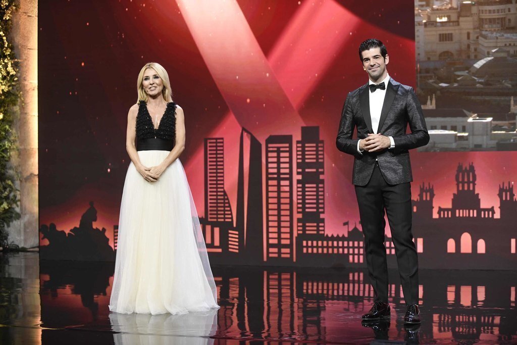 Gala de la Guia Michelin amb Cayetana Guillén Cuervo i Miguel Ángel Muñoz a Madrid, a 14 de desembre de 2020. (Horitzontal)