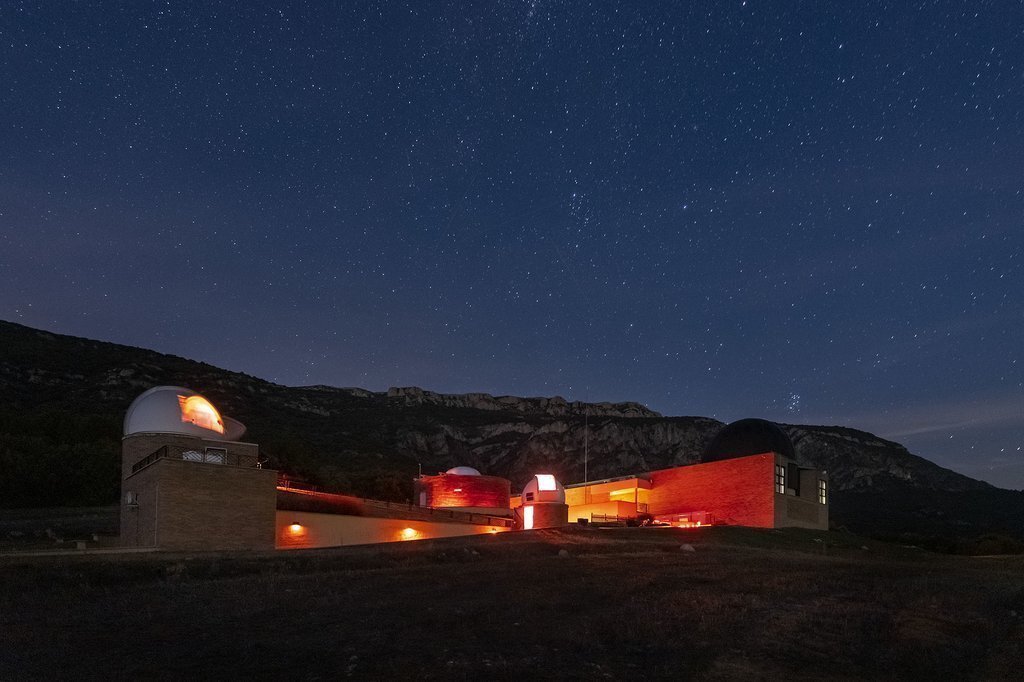 Pla obert del Centre d'Observació de l'Univers del Parc Astronòmic del Montsec, en una imatge d'arxiu. (Horitzontal)