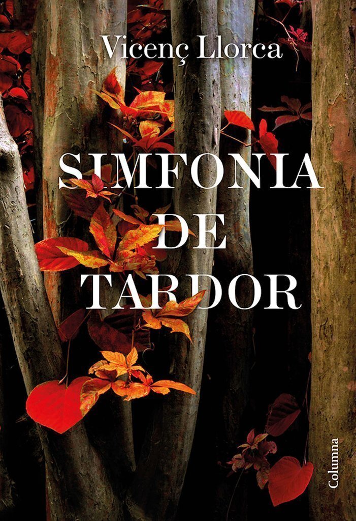 Coberta de 'Simfonia de tardor', de l'escriptor Vicenç Llorca (Vertical)