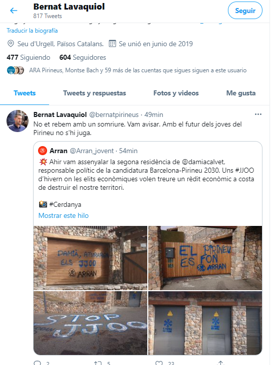 Bernat Lavaquiol Arran JJOO Pirineu