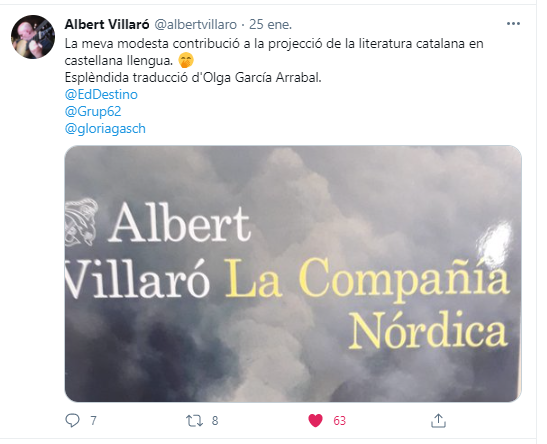 Albert Villaró twitter edició castellà LCN