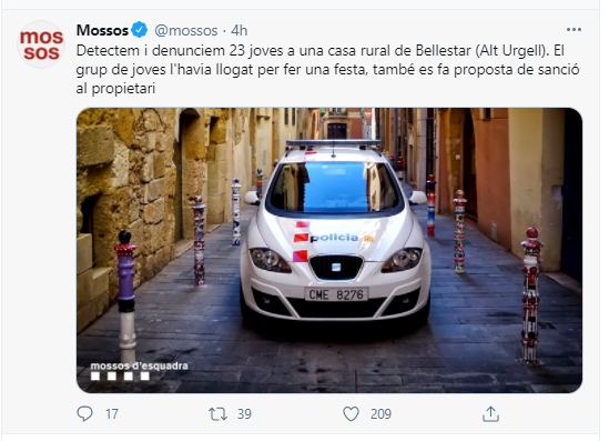 Mossos Festa Bellestar