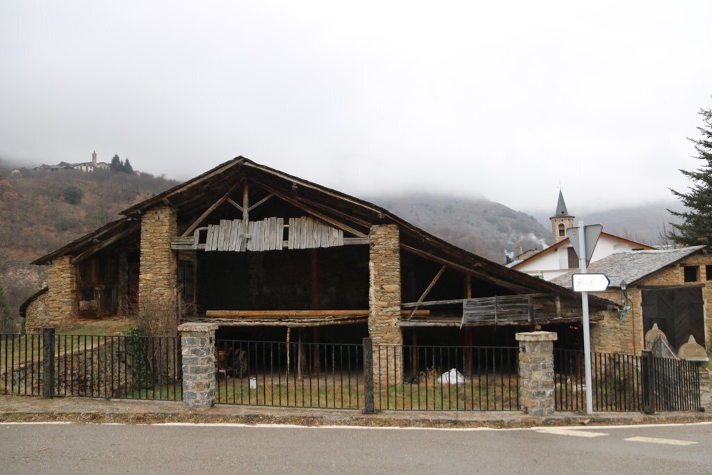 Pla general de l'Ubla d'Altron (Sort) el 8 de febrer del 2021. (horitzontal)