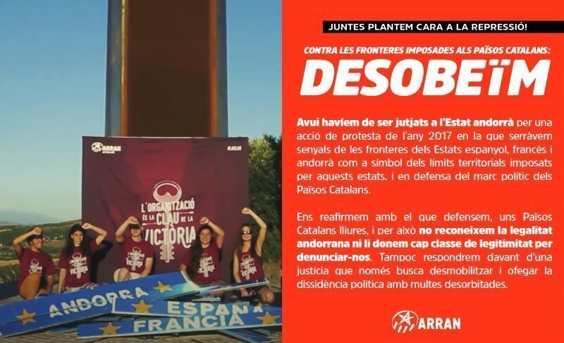 Jovent Arran frontera Andorra