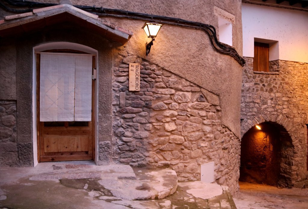 Pla general del restaurant Wagokoro de Gerri de la Sal, el 11 de febrer de 2021, (horitzontal)