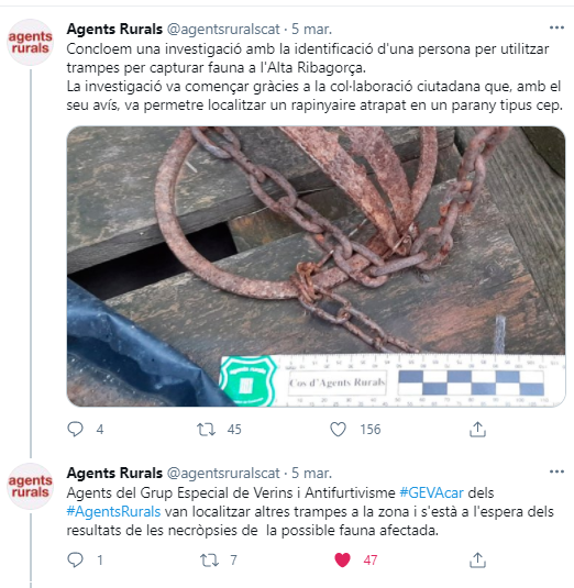 Agents Rurals trampes furtivisme
