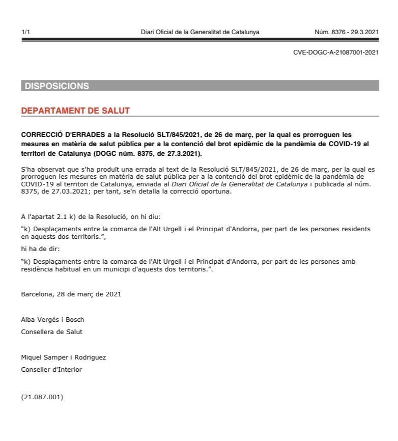 Salut Alt Urgell Andorra mobilitat