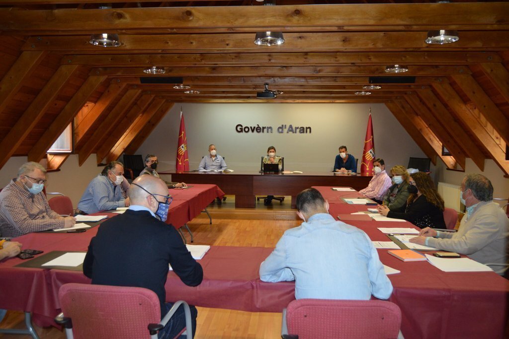 Pompiers d'Aran signatura conveni col·lectiu