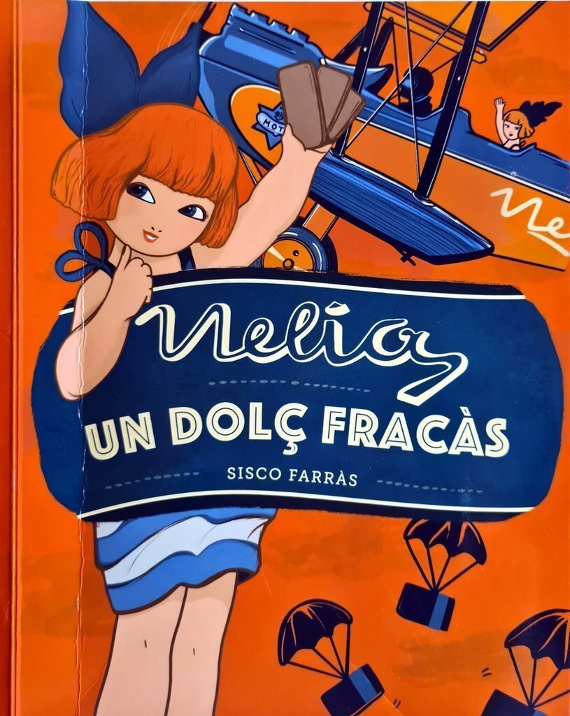 Pla de detall de la portada del llibre 'Nelia. Un dolç fracàs'. Imatge del 3 de maig del 2021. (vertical)