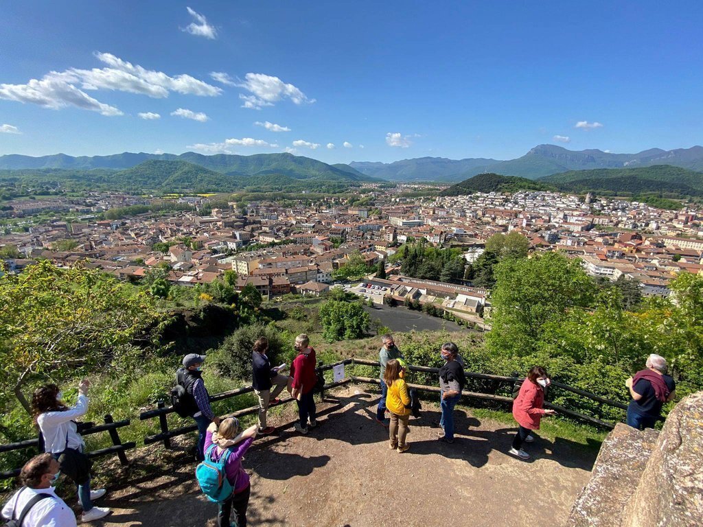 Fotografia des del volcà Montsacopa