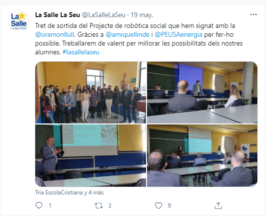 La Salle la Seu projecte robòtica social 4
