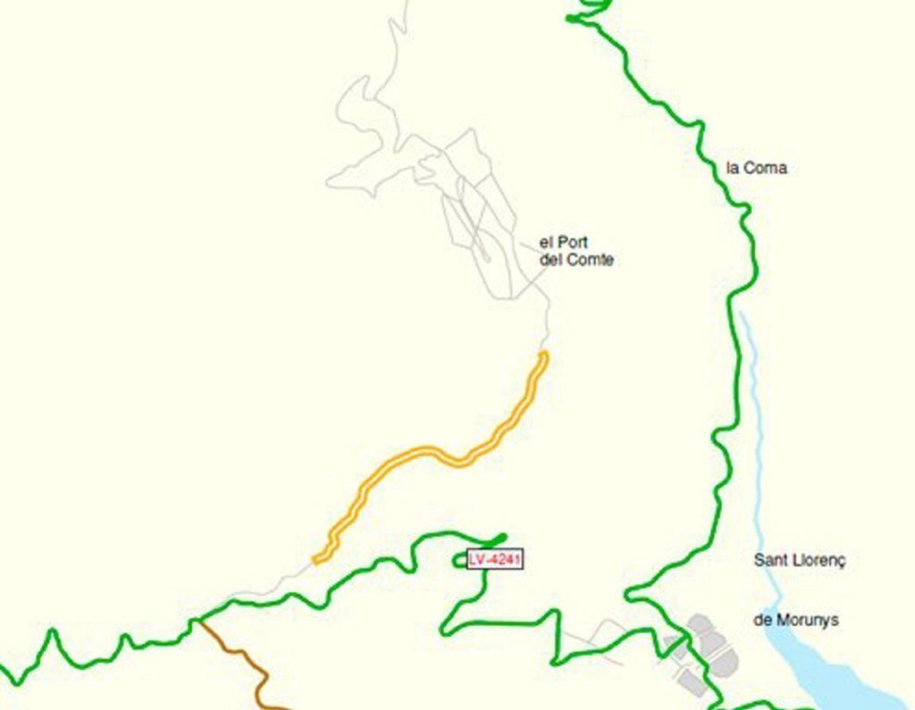 Millora carretera Port del Comte