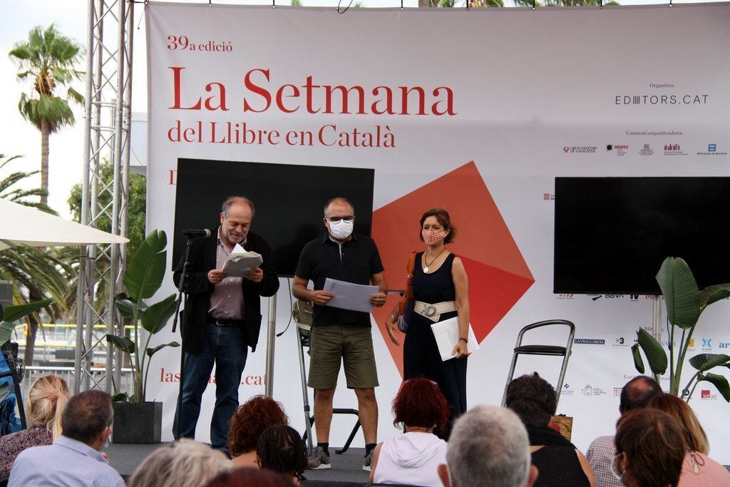 Pla general de la setmana del llibre en català. 10 de setembre de 2021. (Horitzontal).