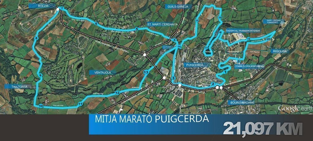 RECORREGUT MITJA MARATÓ PUIGCERDÀ