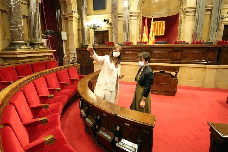 Suñé amb Borràs al Parlament 4