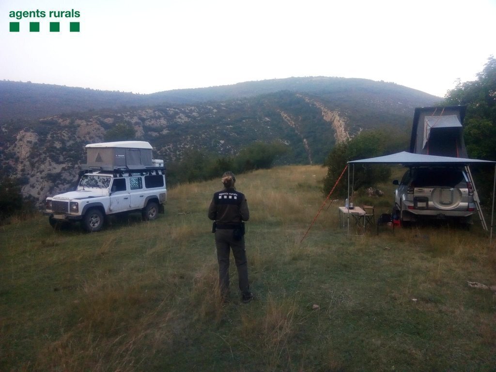 Agents Rurals camp a través Boumort 2