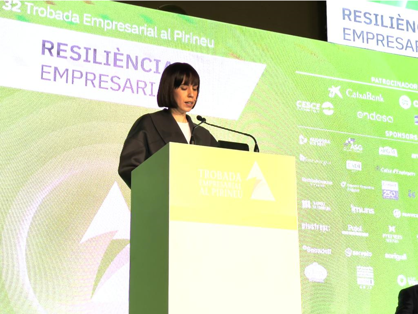 Diana Morant a la Trobada Empreesarial al Pirineu