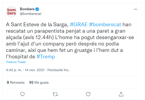 Rescat parapentista