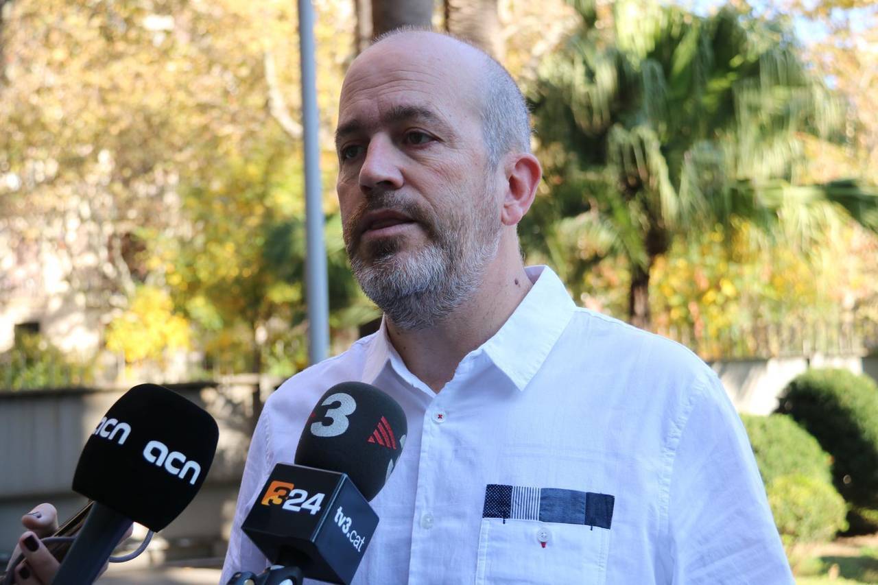 Pla mitjà del director general dels Agents Rurals, Marc Costa. Imatge del 17 de novembre del 2021 (Horitzontal)