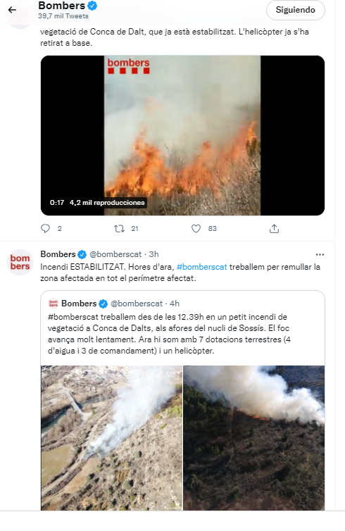 Incendi Sossís 2
