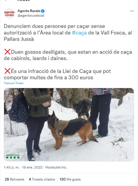 Denuncia agents rurals Vall Fosca 2
