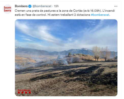 Incendi Cortàs