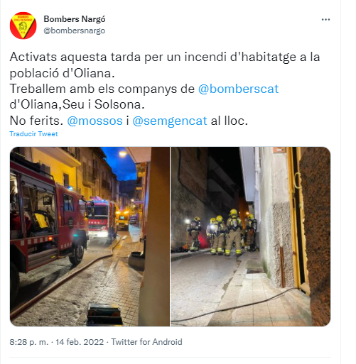Incendi Oliana habitatge 2