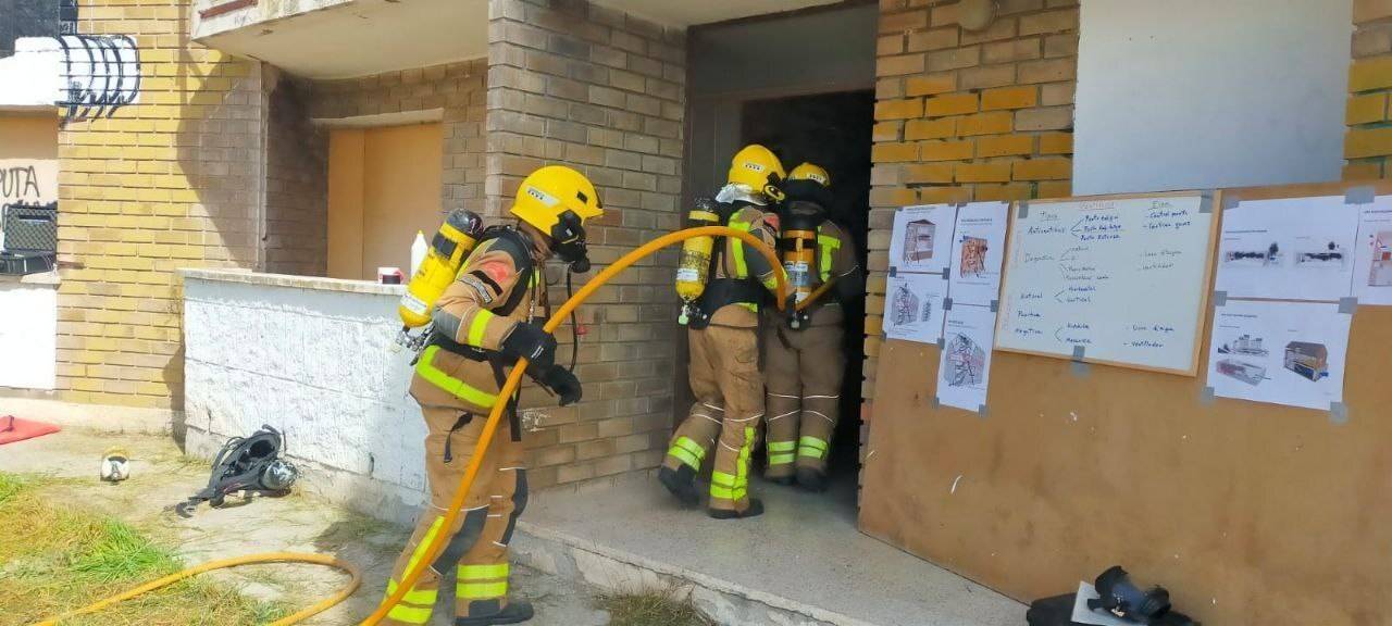 Bombers Nargó pràctiques Oliana 2