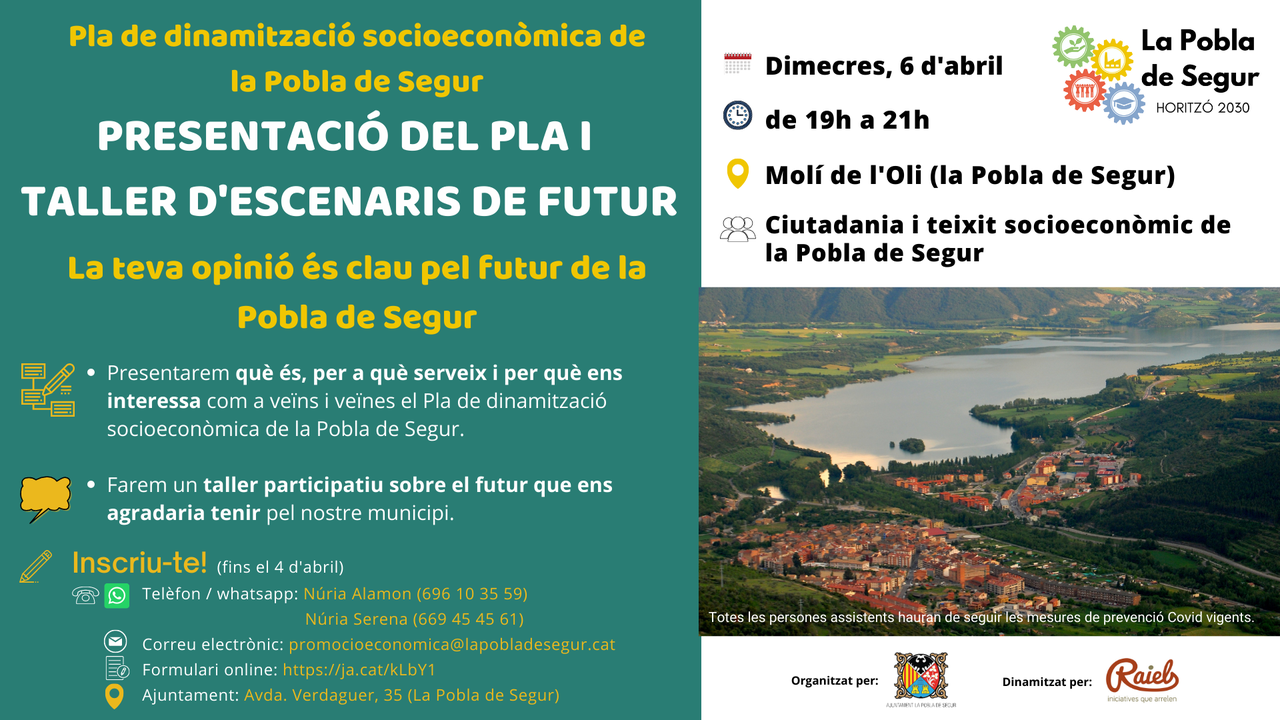 Cartell presentació PDS de la Pobla de Segur