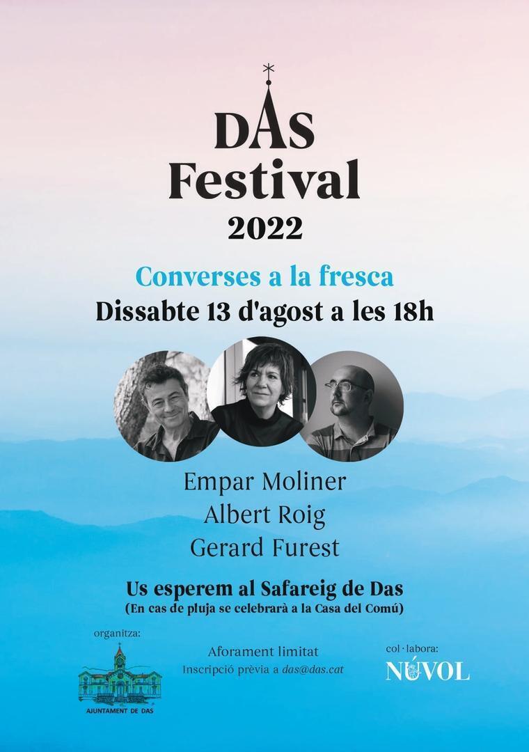 Cartell "Converses a la fresca" Das Festival 2022