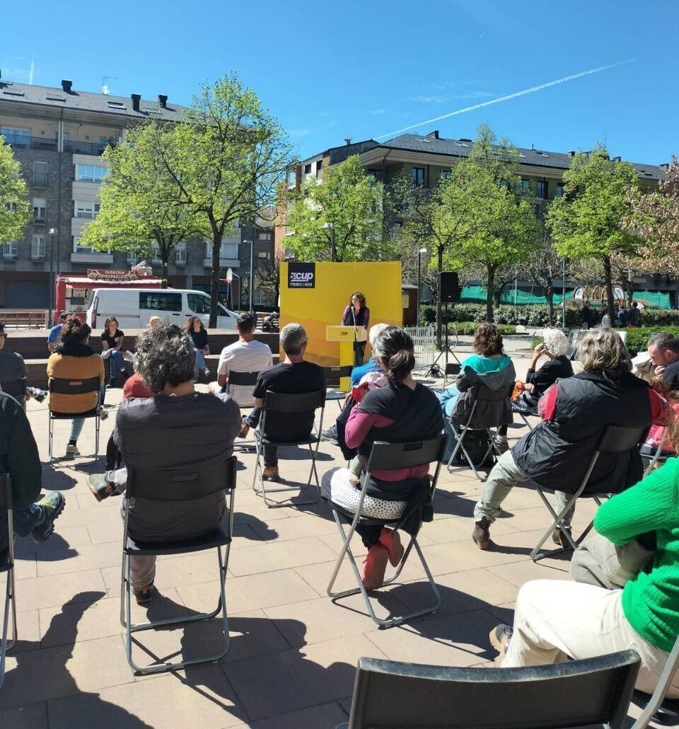Acte CUP plaça Joan Sansa