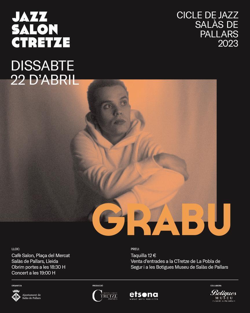 Cartell Grabu Cicle de Jazz Salàs de Pallars 2023