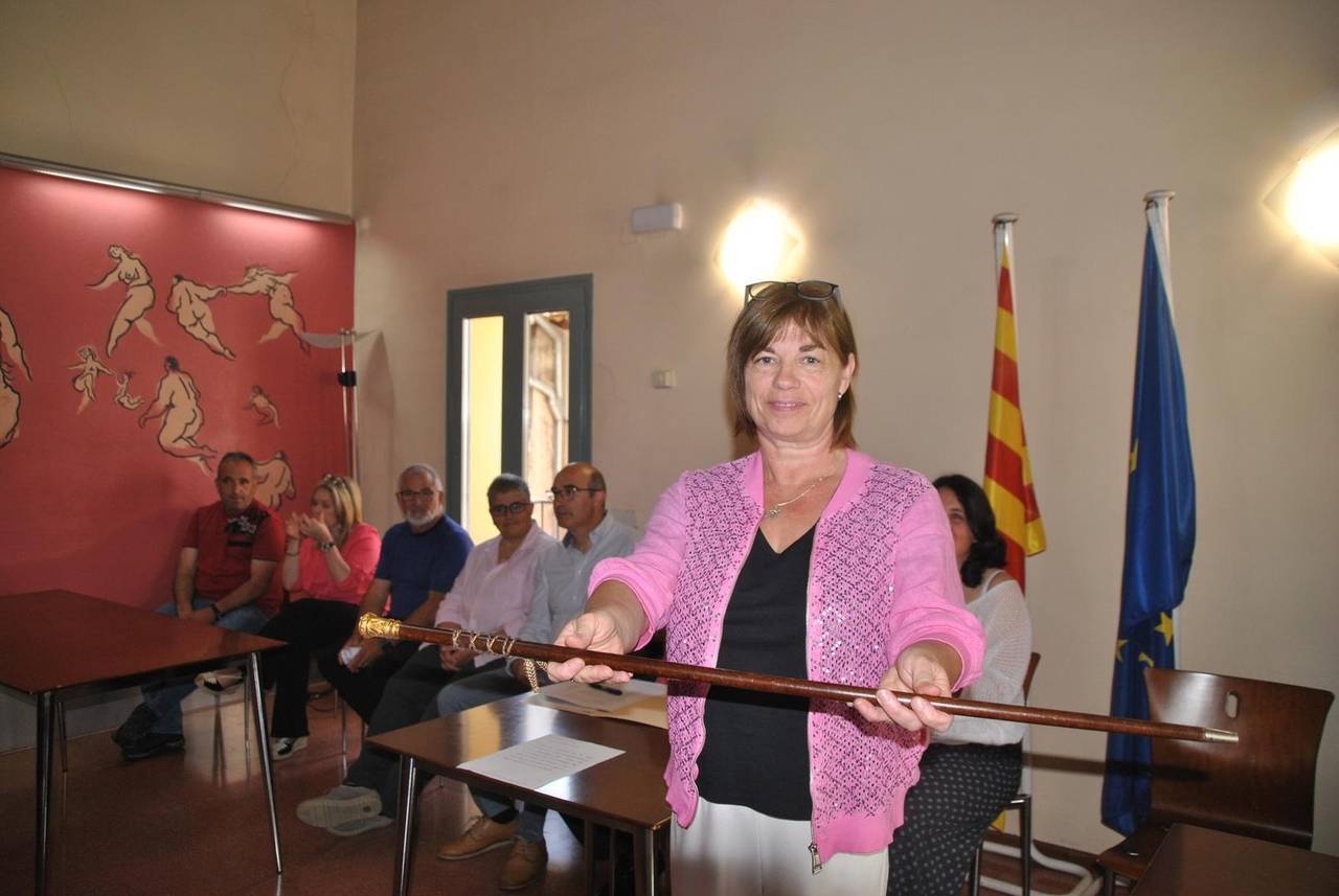 Iolanda Ferran alcaldessa Núria Castells