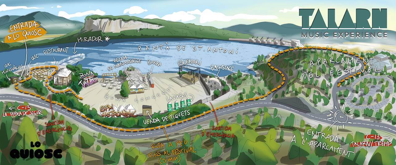 Mapa del festival